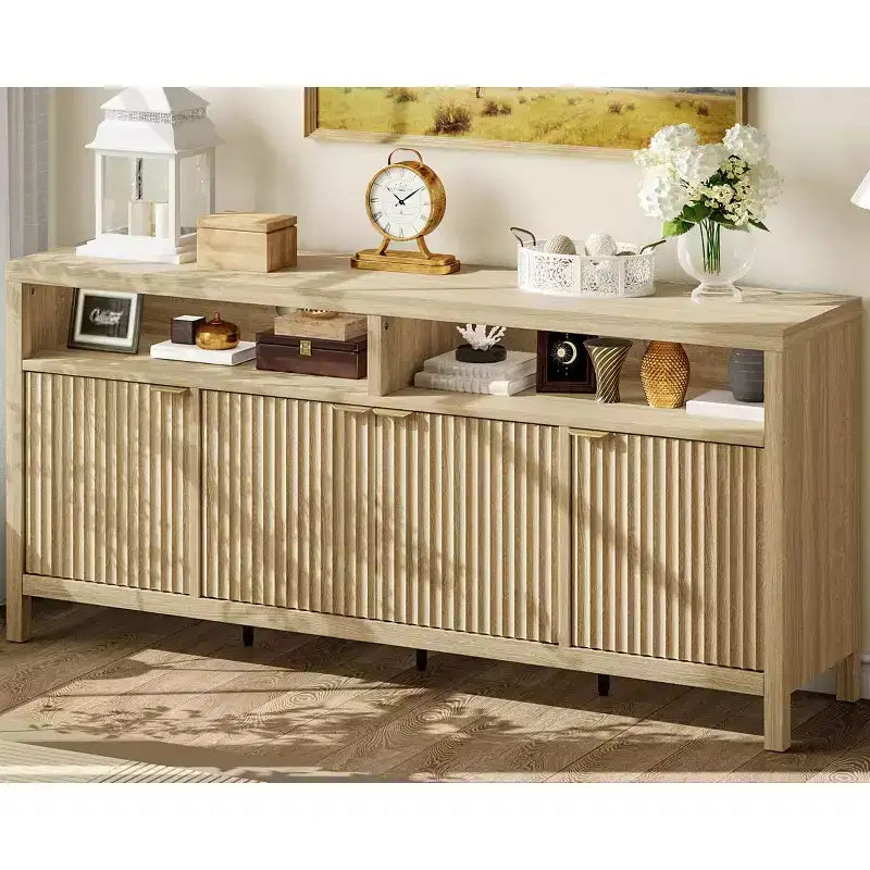 Buffet console moderne cannelé