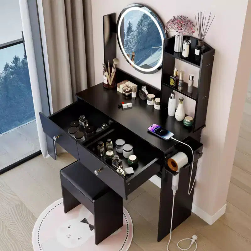 Coiffeuse de rangement moderne
