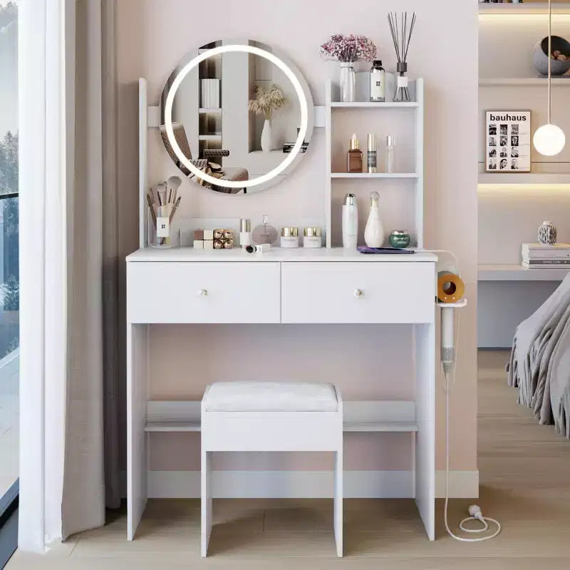 Coiffeuse de rangement moderne