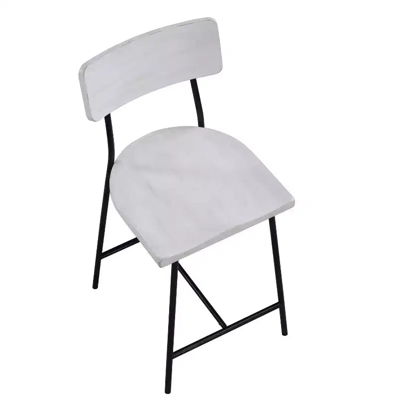 Tabourets de comptoir modernes en bois et métal