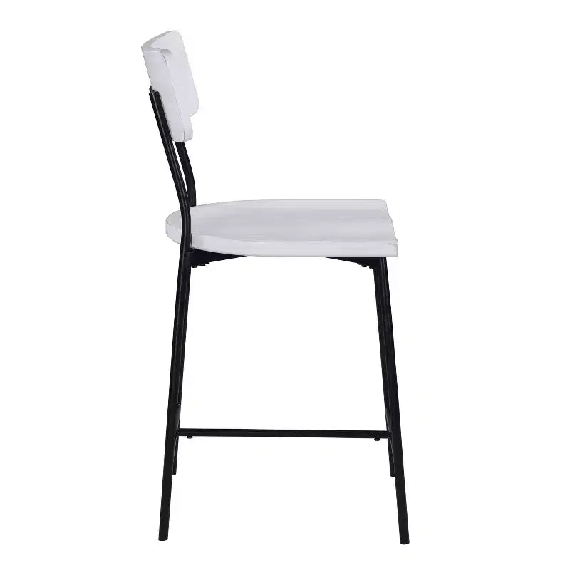 Tabourets de comptoir modernes en bois et métal