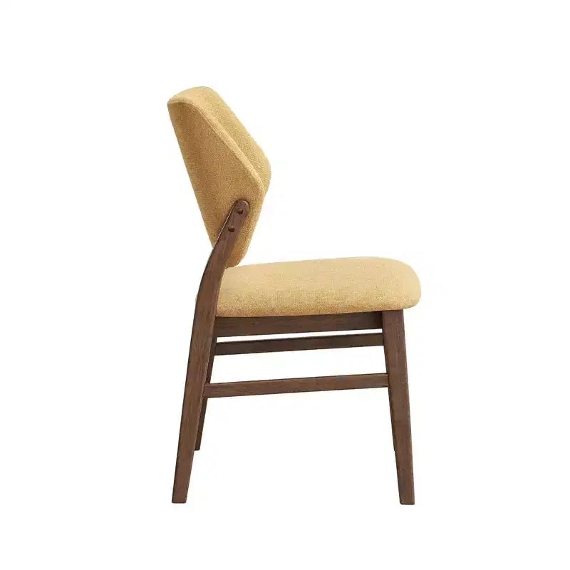 Chaises de salle à manger contemporaines en bois d'hévéa