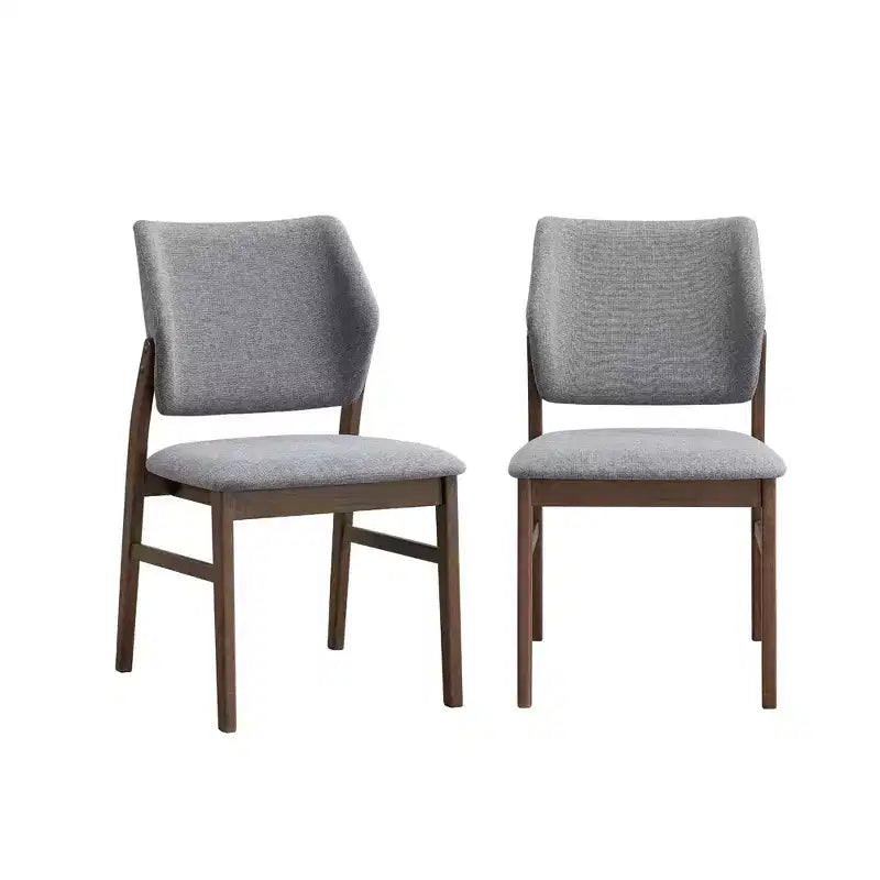 Chaises de salle à manger contemporaines en bois d'hévéa