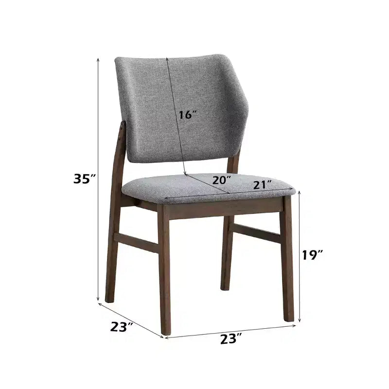 Chaises de salle à manger contemporaines en bois d'hévéa