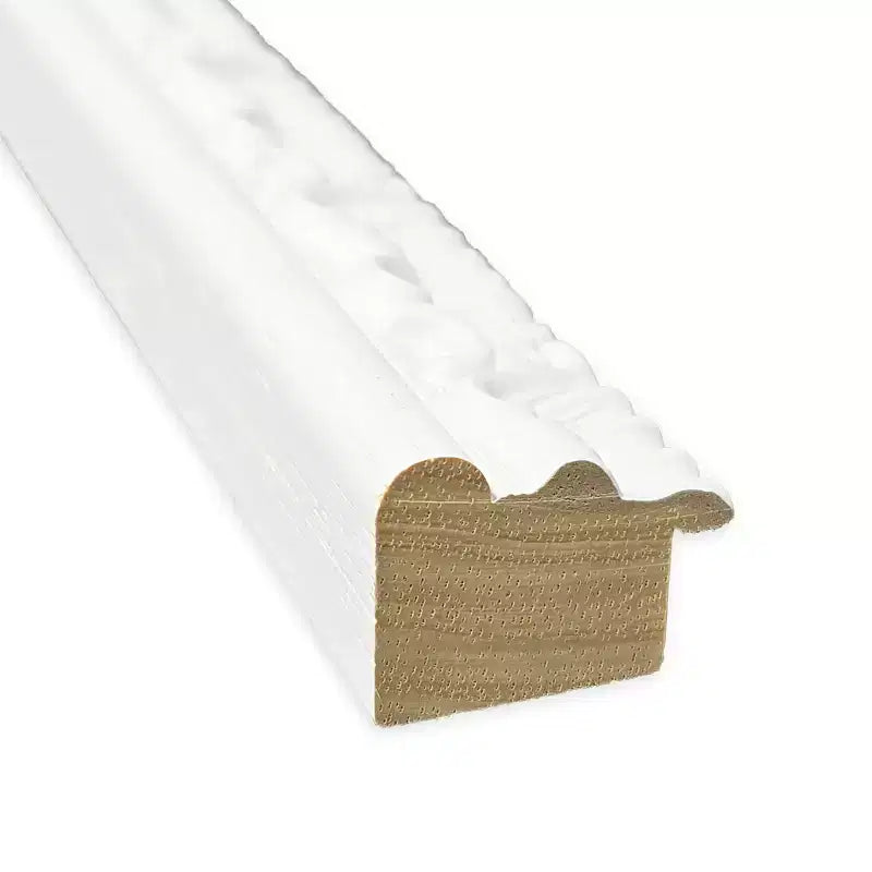 Miroir mural biseauté encadré de bois pour coiffeuse