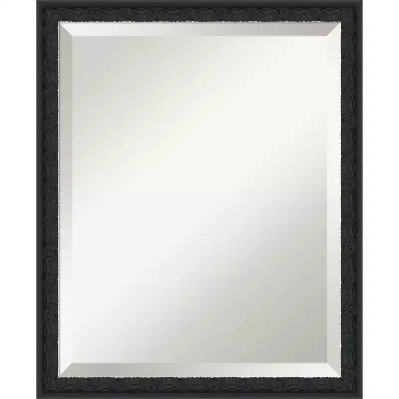 Amanti Art Bethany Beveled Wood Framed Bathroom Vanity Wall Mirror