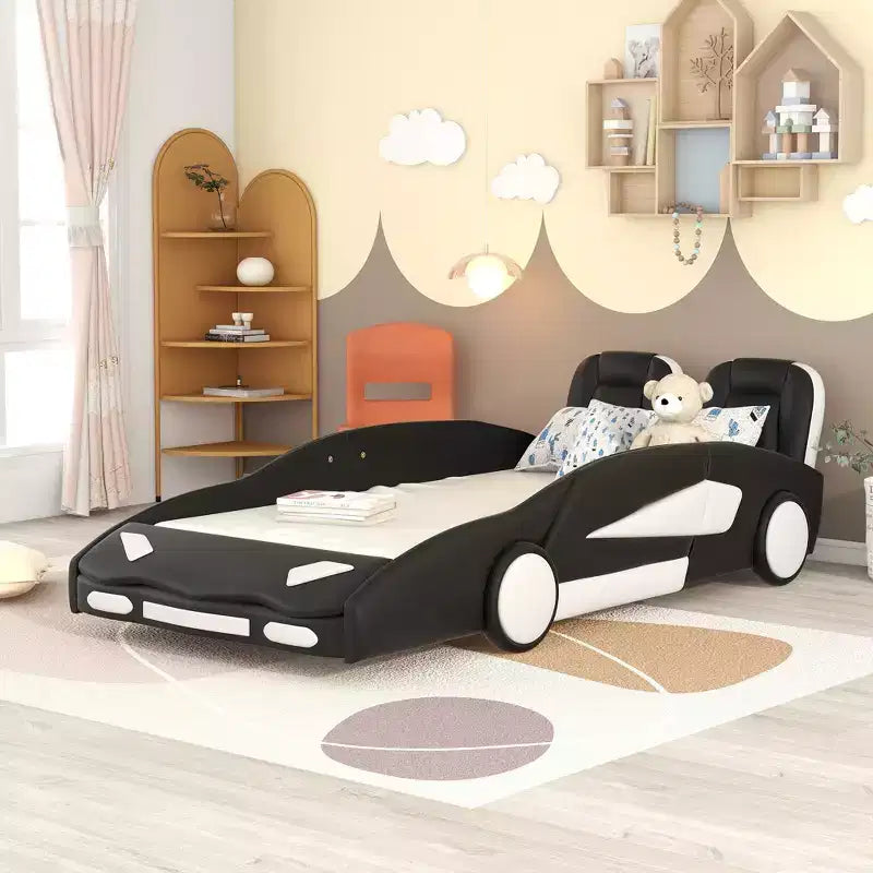Lit de course pour enfants taille simple