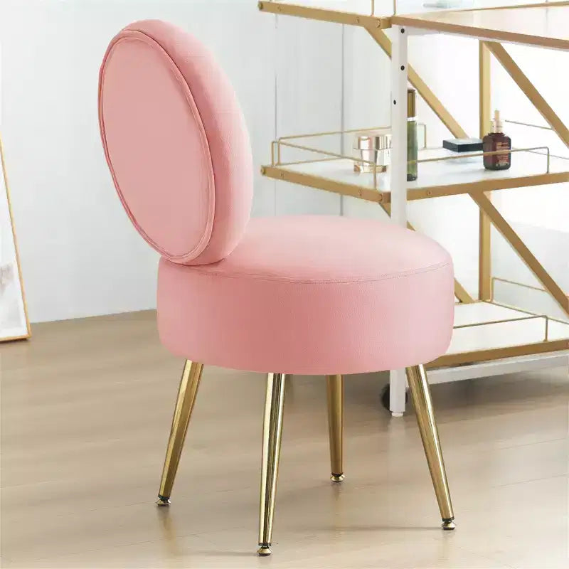 Tabouret de coiffeuse en velours