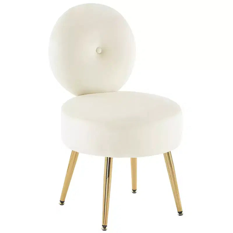 Tabouret de coiffeuse en velours