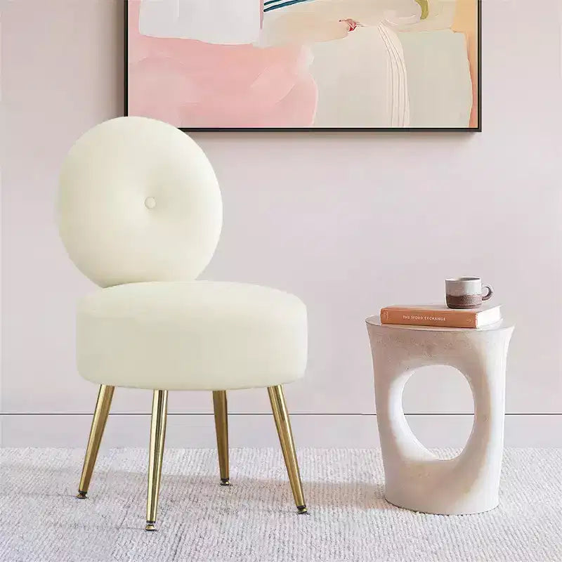Tabouret de coiffeuse en velours