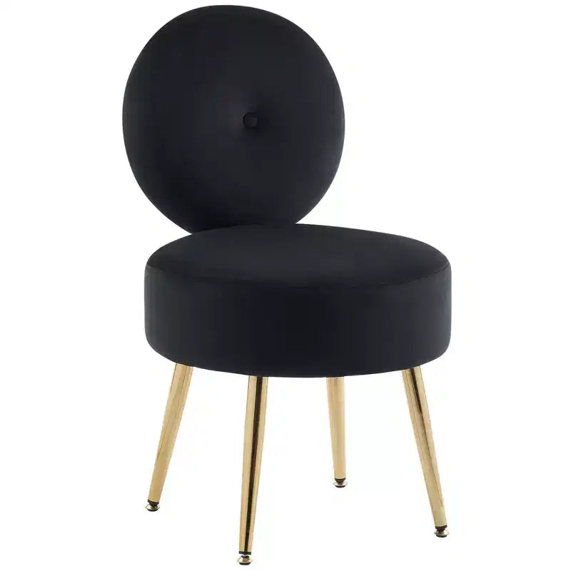 Tabouret de coiffeuse en velours