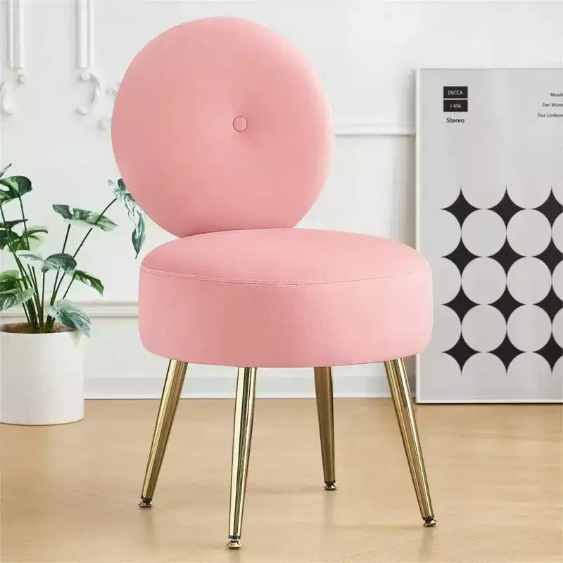Tabouret de coiffeuse en velours