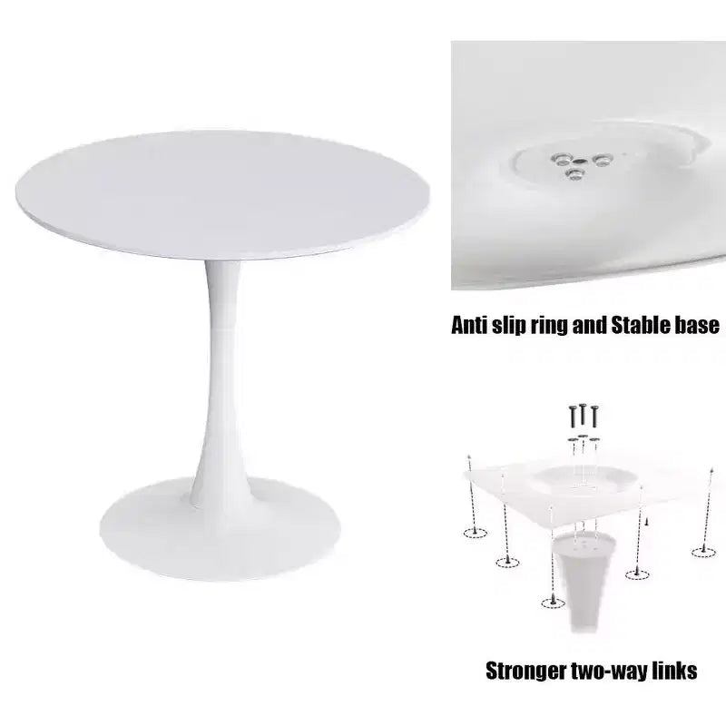Table à manger ronde moderne