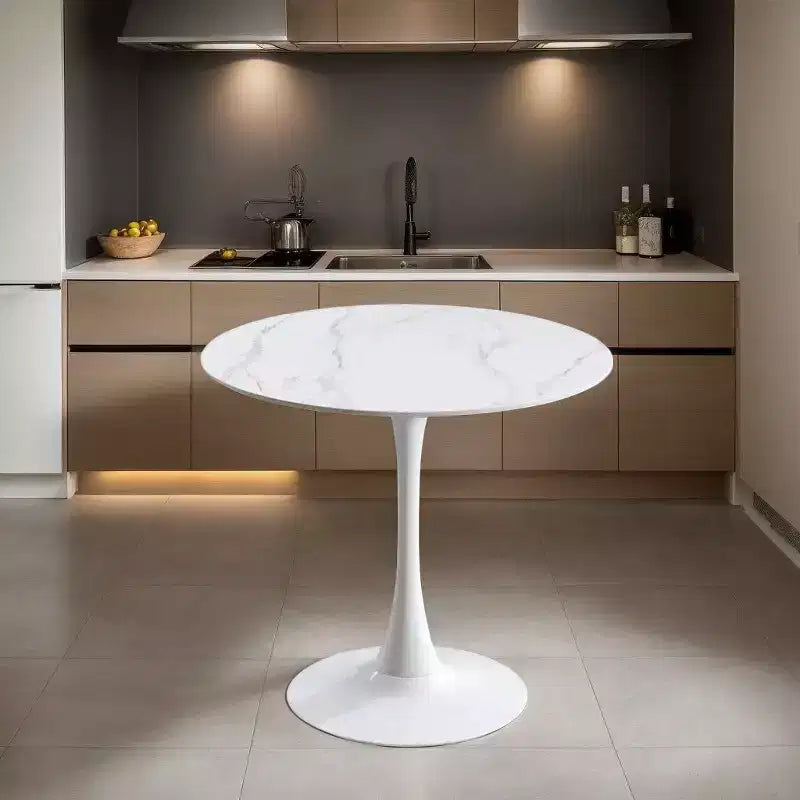 Table à manger ronde moderne