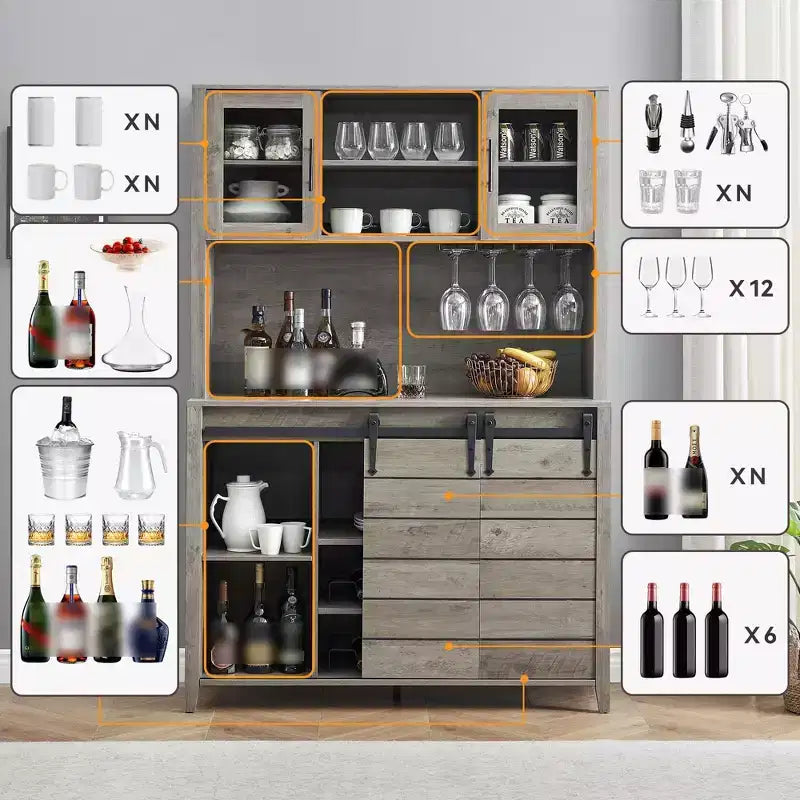 Meuble-bar à café autonome