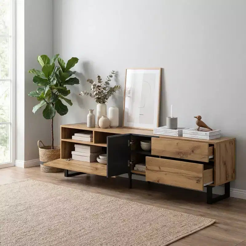 Meuble TV centre de divertissement moderne
