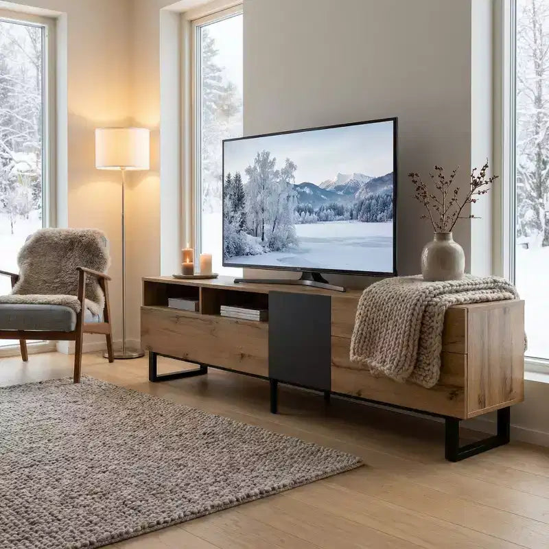 Meuble TV centre de divertissement moderne
