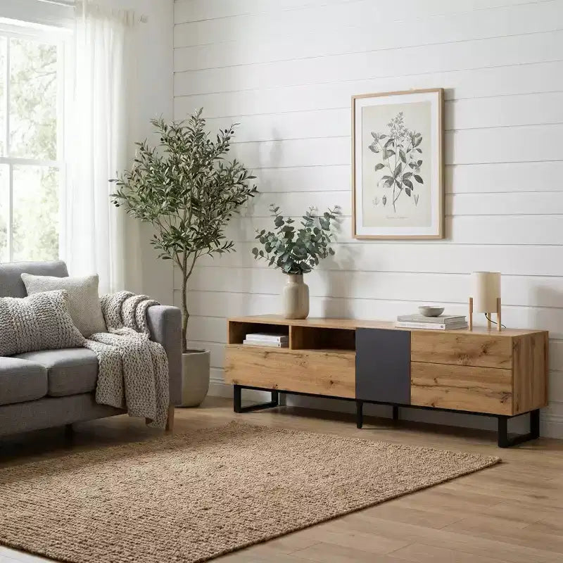 Meuble TV centre de divertissement moderne