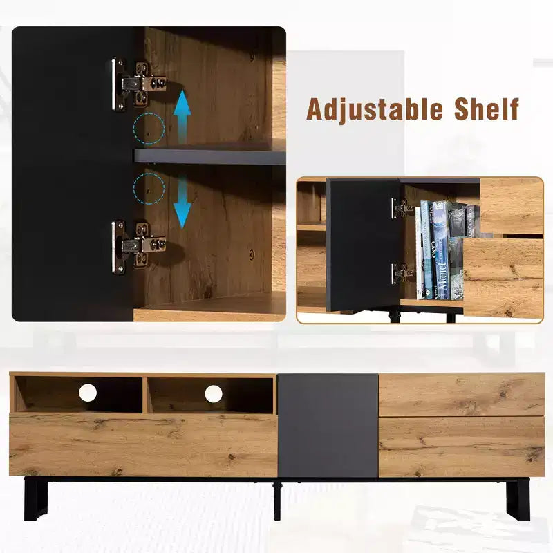Meuble TV centre de divertissement moderne