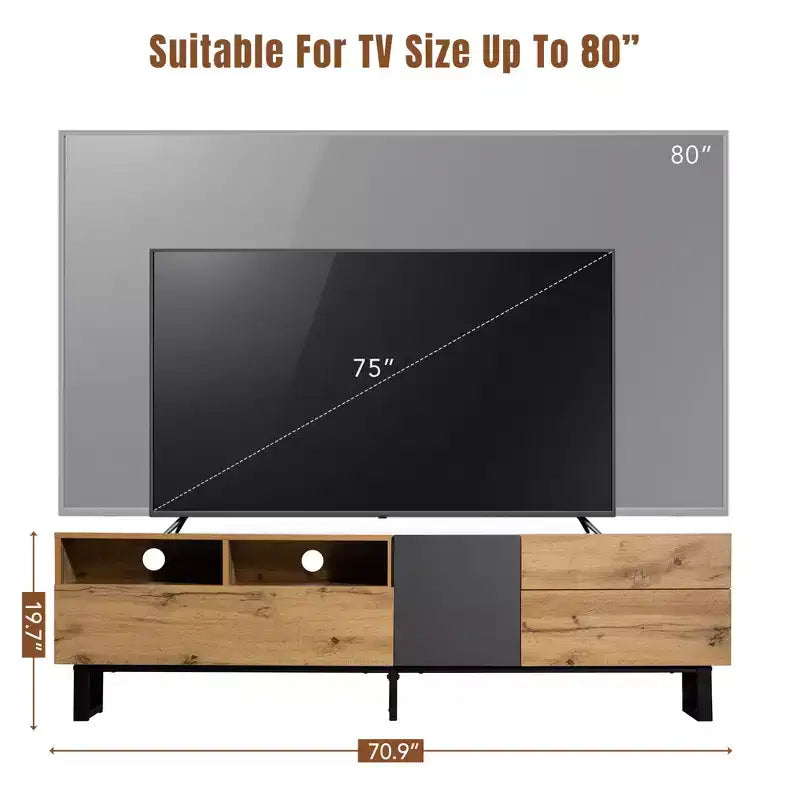 Meuble TV centre de divertissement moderne