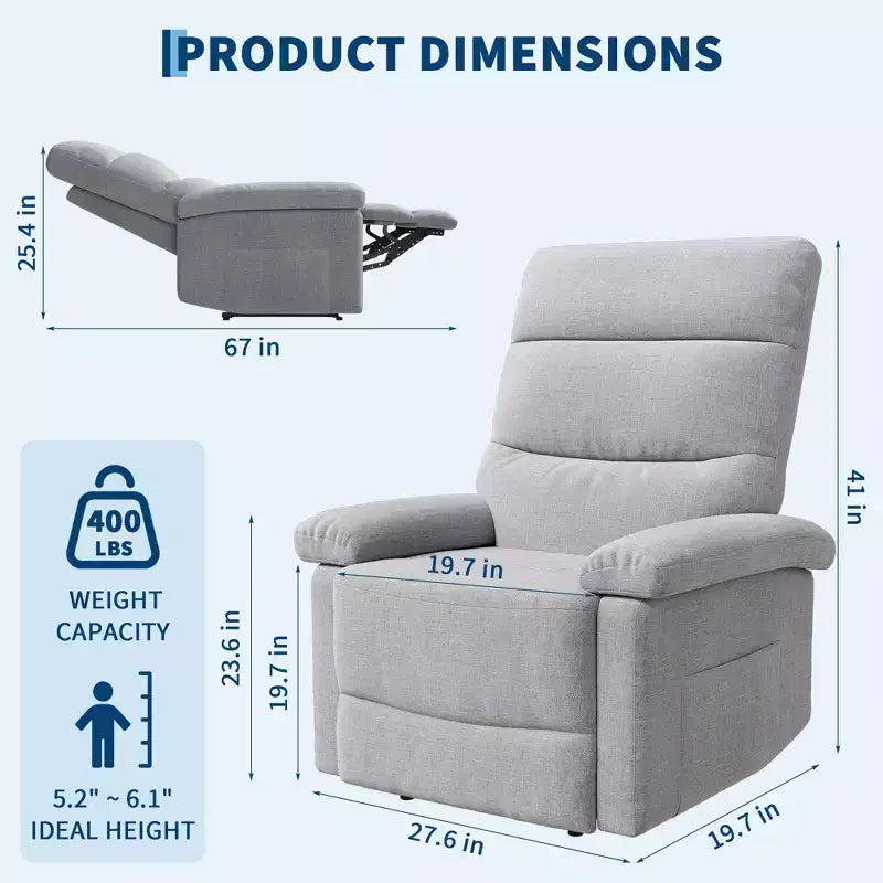 Fauteuil inclinable manuel