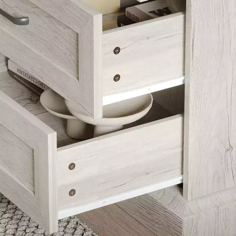 Commode verticale à tiroirs aspect bois
