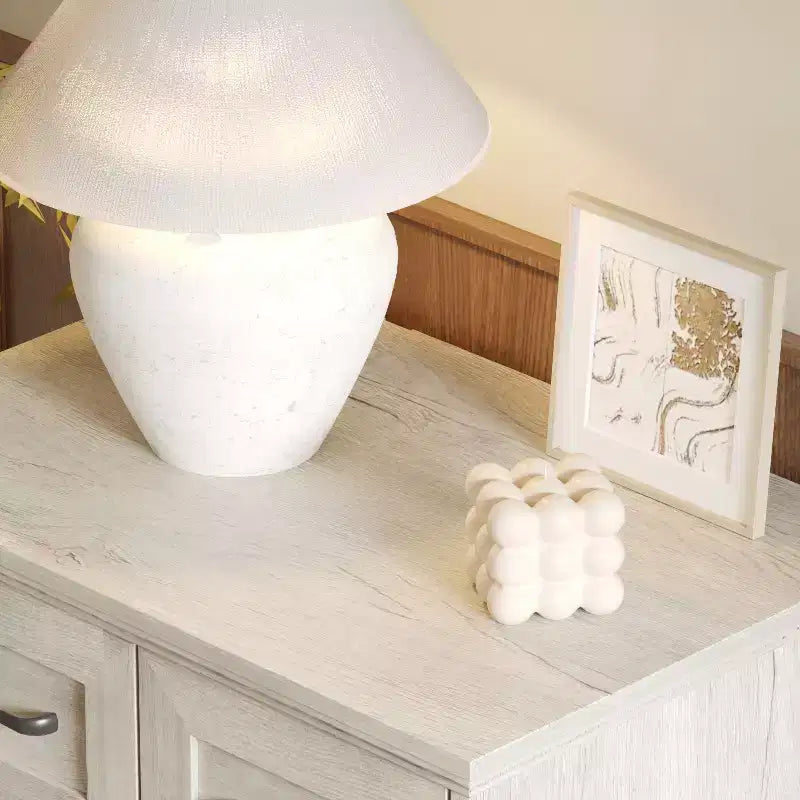 Commode verticale à tiroirs aspect bois