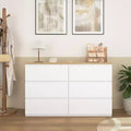 Commode blanche à tiroirs