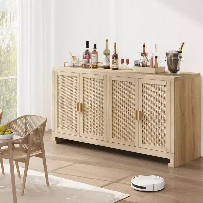 Armoire d'appoint en rotin