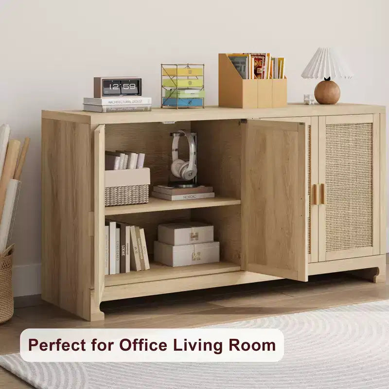 Armoire d'appoint en rotin
