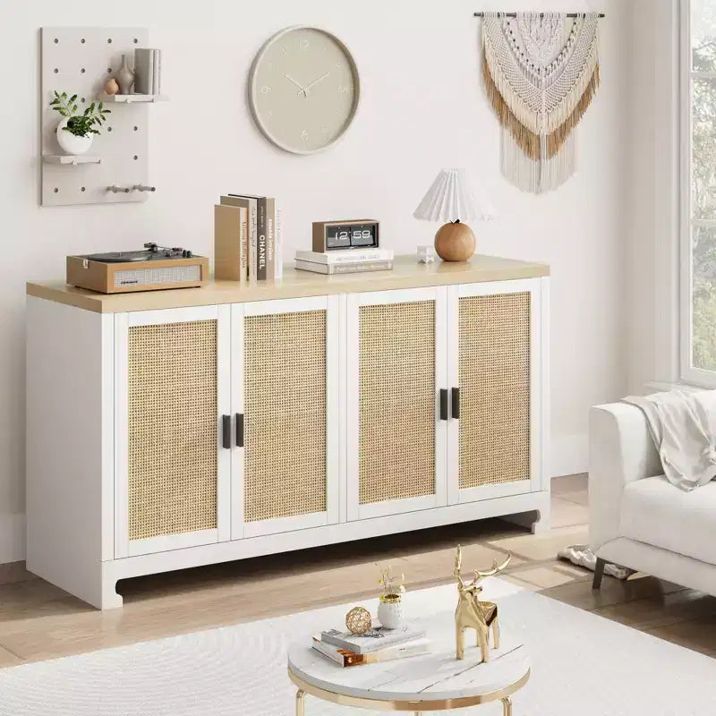 Armoire d'appoint en rotin
