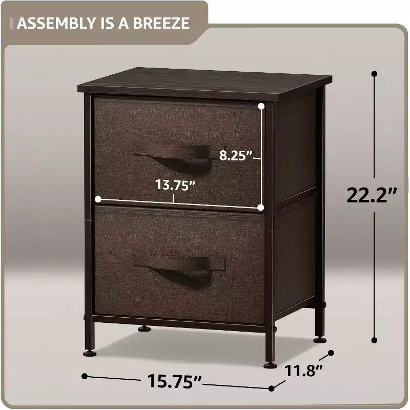 Tiroirs de table de chevet