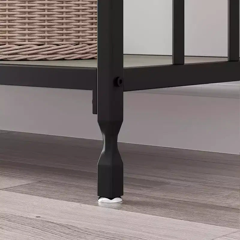 Console étroite avec étagère