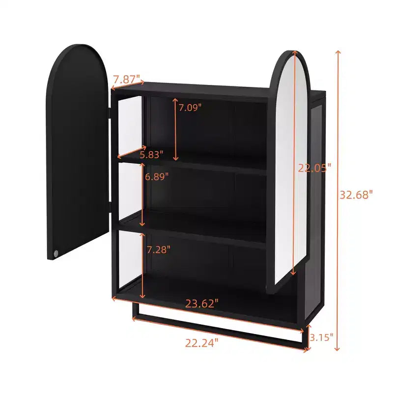 Armoire à pharmacie moderne en métal