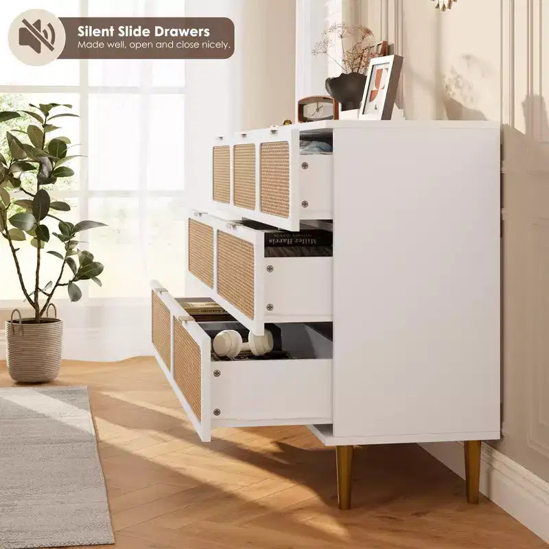 Commodes en rotin