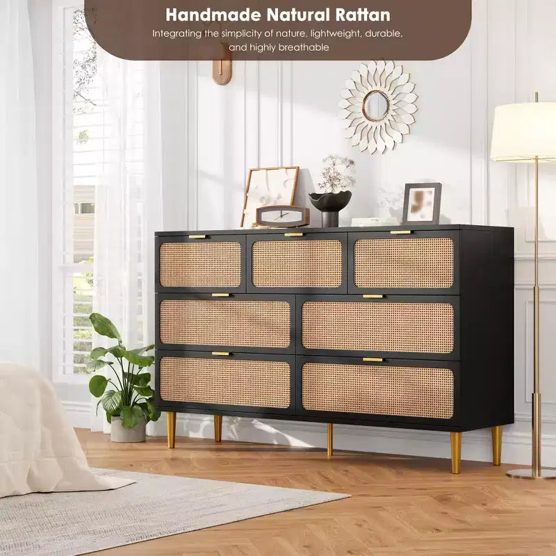 Commodes en rotin
