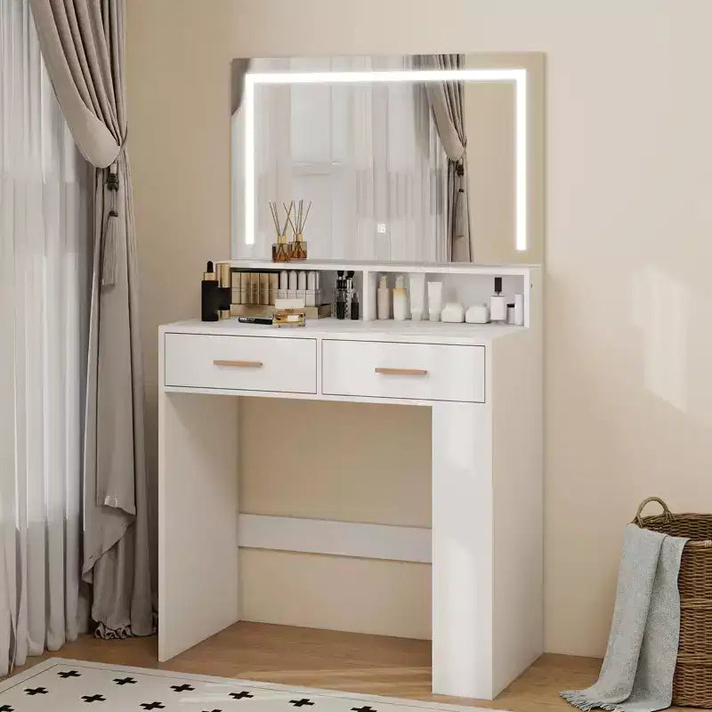 Coiffeuse avec miroir