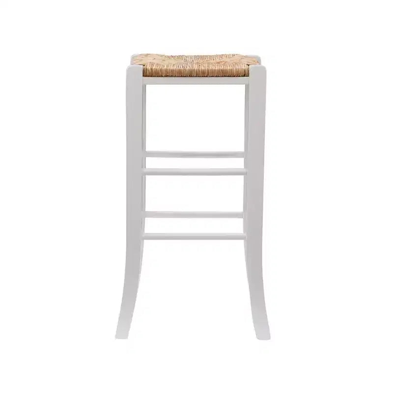 Tabouret de bar sans dossier blanc