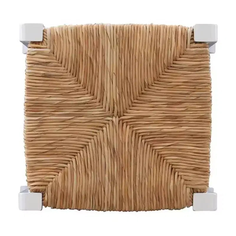 Tabouret de bar sans dossier blanc