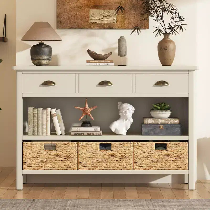 Console Rétro en Bois