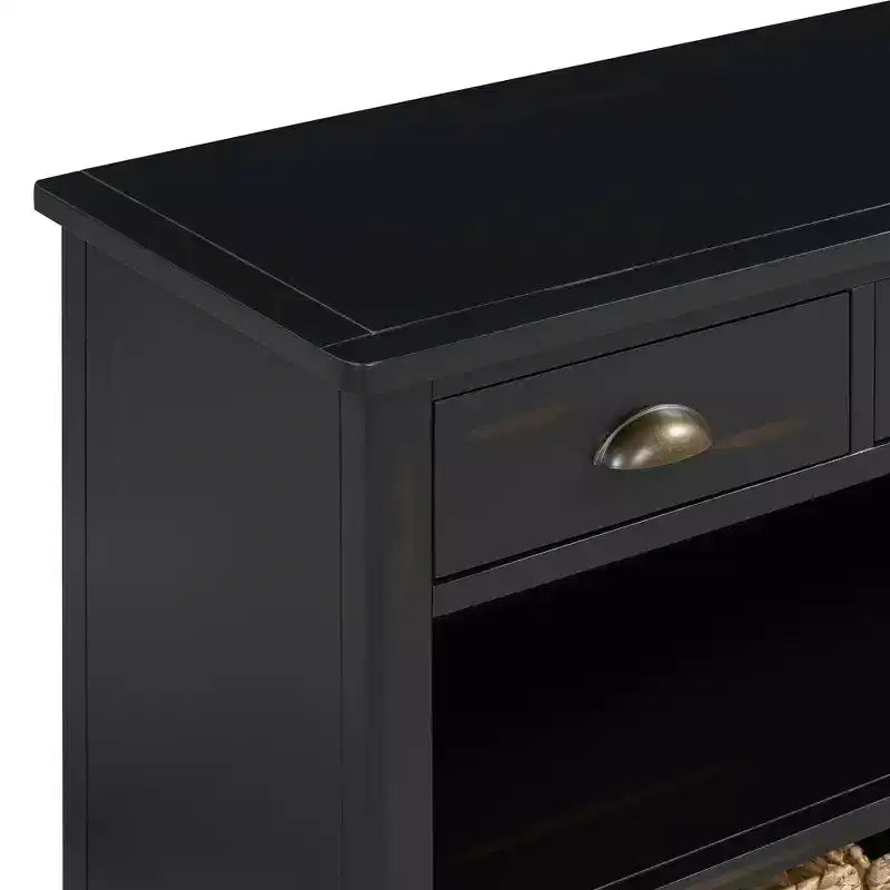 Console Rétro en Bois