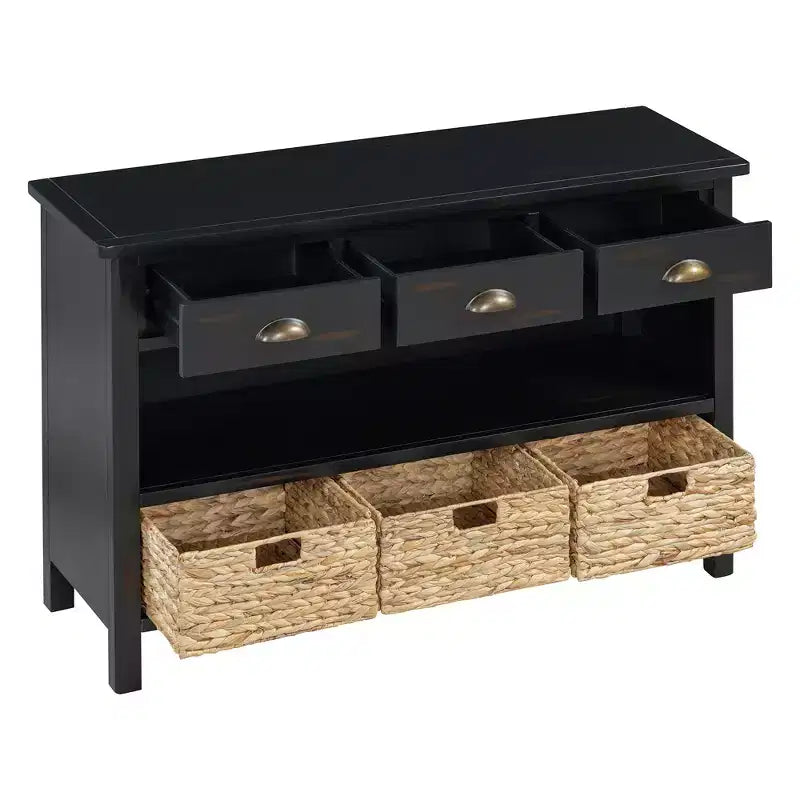 Console Rétro en Bois