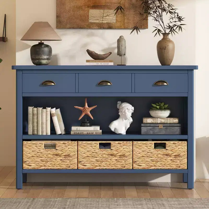 Console Rétro en Bois