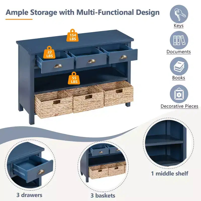 Console Rétro en Bois