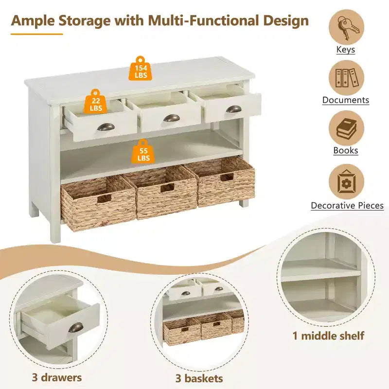Console Rétro en Bois
