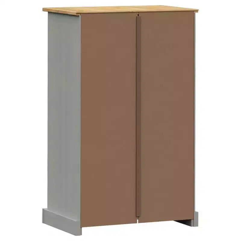 vidaXL Shoe Cabinet Shoe Storage Organizer with Doors VIGO Solid Wood Pine
