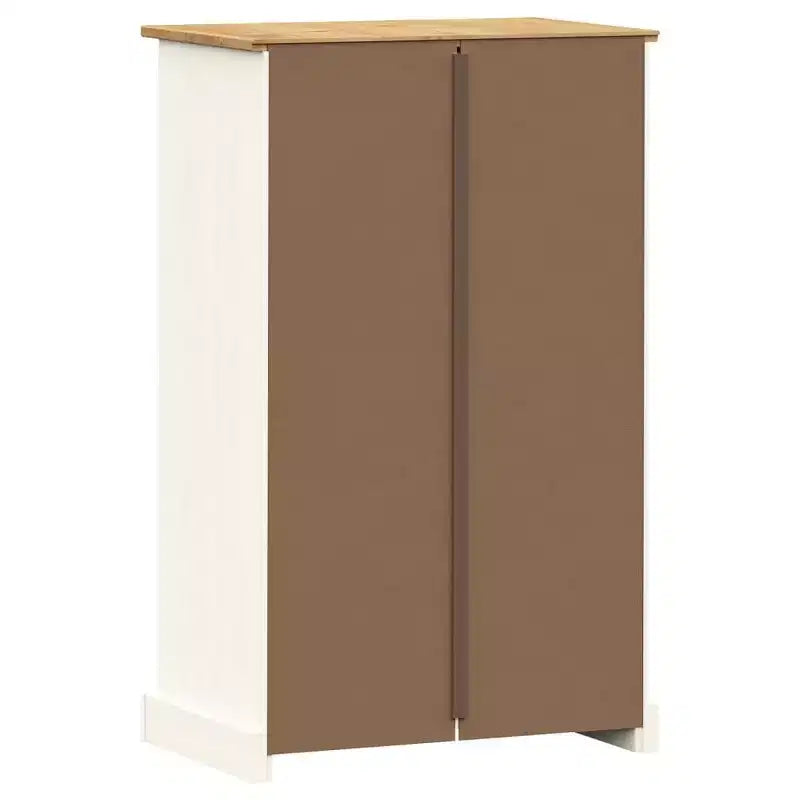 vidaXL Shoe Cabinet Shoe Storage Organizer with Doors VIGO Solid Wood Pine