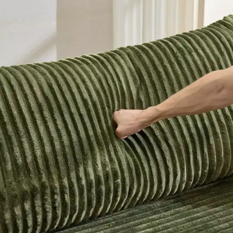 Karl Home |Modern King Size Convertible Sleeper Sofa Stackable Corduroy Sofa Bed