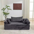 Karl Home |Modern King Size Convertible Sleeper Sofa Stackable Corduroy Sofa Bed