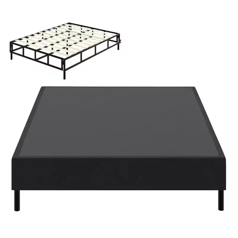 Boyd Sleep Omni 2-in-1 Metal Mattress Foundation & Bed Frame, Roll-Out Slats, Easy Assembly
